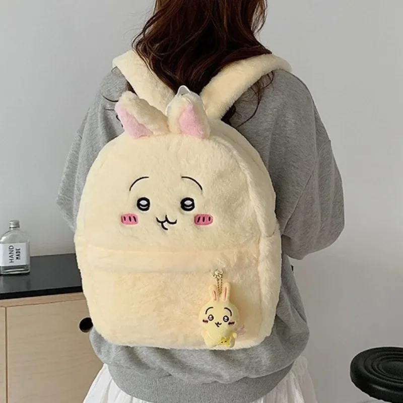 School Backpack Teen - Chiikawa Backpack Cute Anime Chii Hachiware