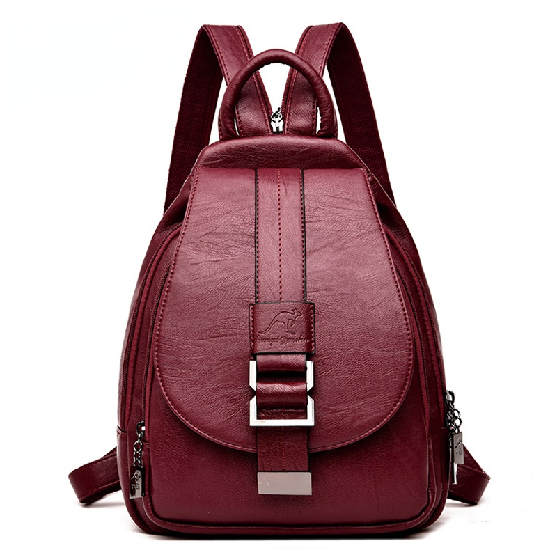 School Backpack Teen - Designer Backpacks Women Leather Backpacks Female