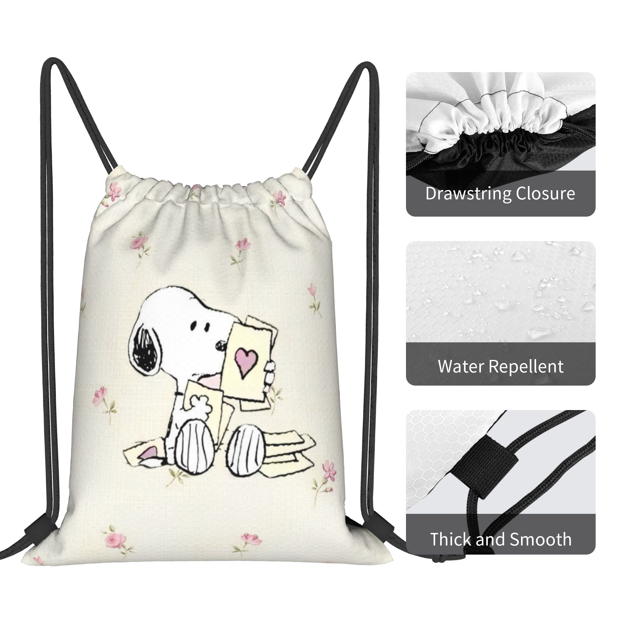 S-Snoopys Loving Gesture Backp - Drawstring Gym Bag recension och pris