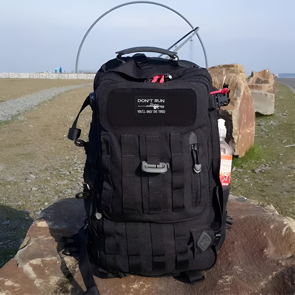 DON'T RUN Fun Meme Tactical Mo - Urban Backpack Tactical recension och pris