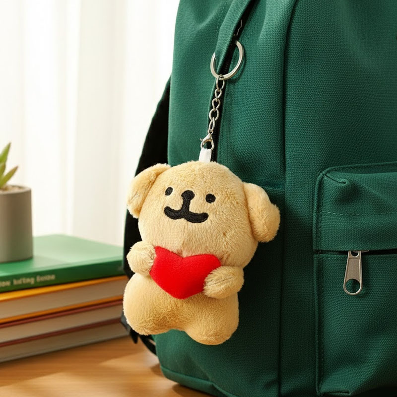 1-10PCS Heart Shaped Dog Plush - Mini Backpack Purse recension och pris