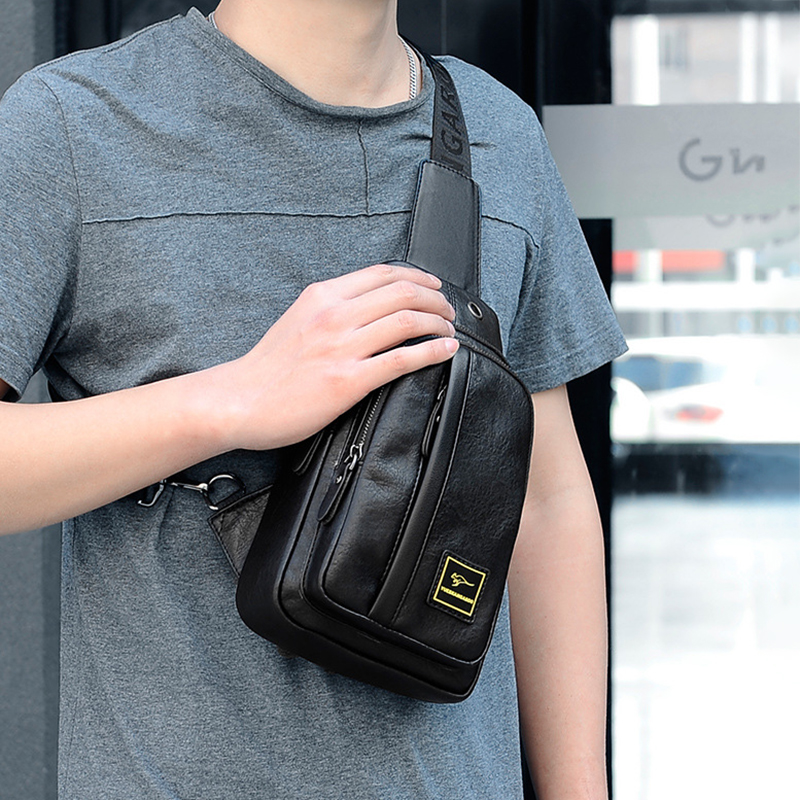 Portable Chest Bag for Man Fas - Mini Backpack Purse recension och pris