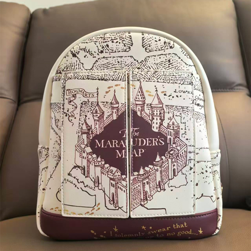 Harry Potter Map Printed Cospl - Fashion Backpack Women recension och pris