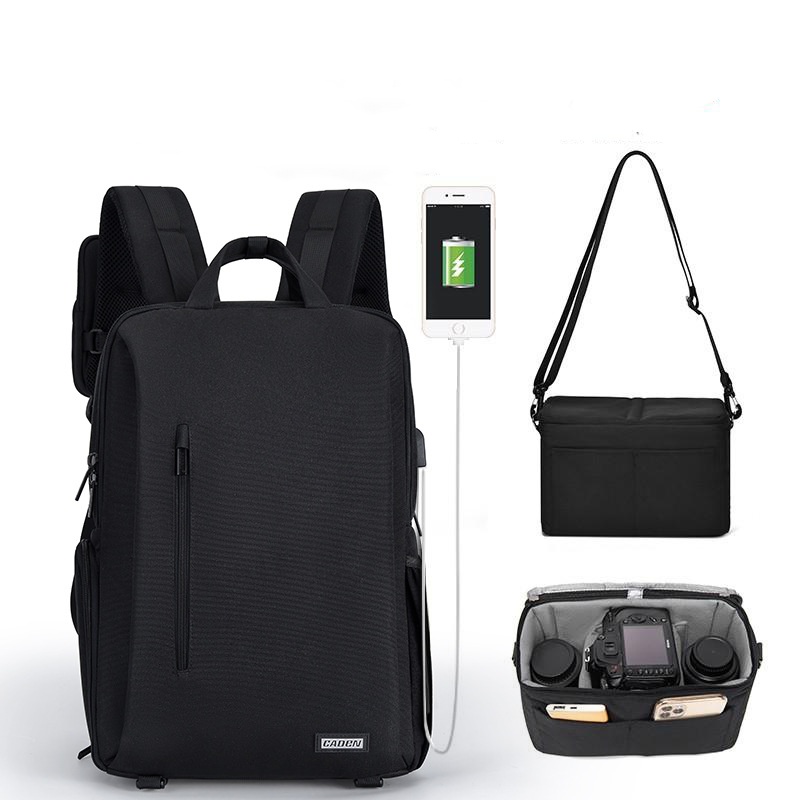 large Camera Backpack DSLR/SLR - Laptop Backpack 15.6 recension och pris