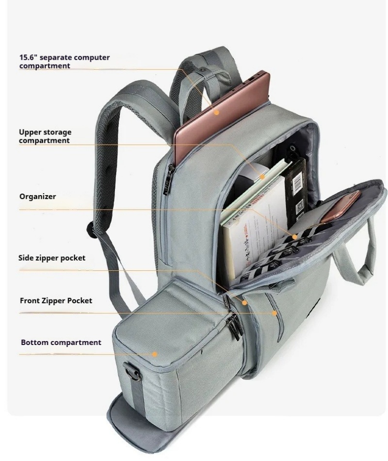 large Camera Backpack DSLR/SLR - Laptop Backpack 15.6 recension och pris