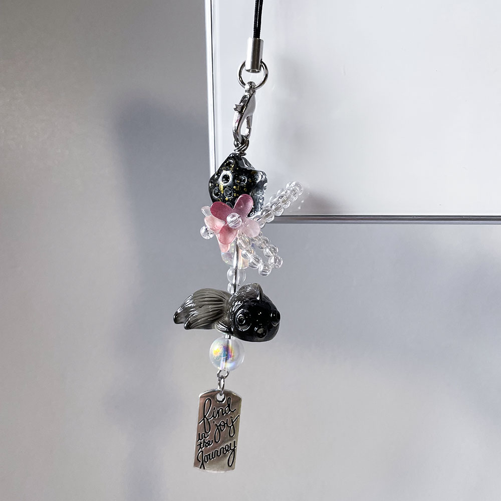 Black Goldfish Phone Charm Cha - Fashion Backpack Women recension och pris