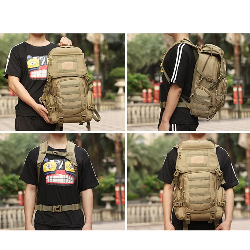 50L Tactical Backpack Outdoor  - Rucksack Military Style recension och pris