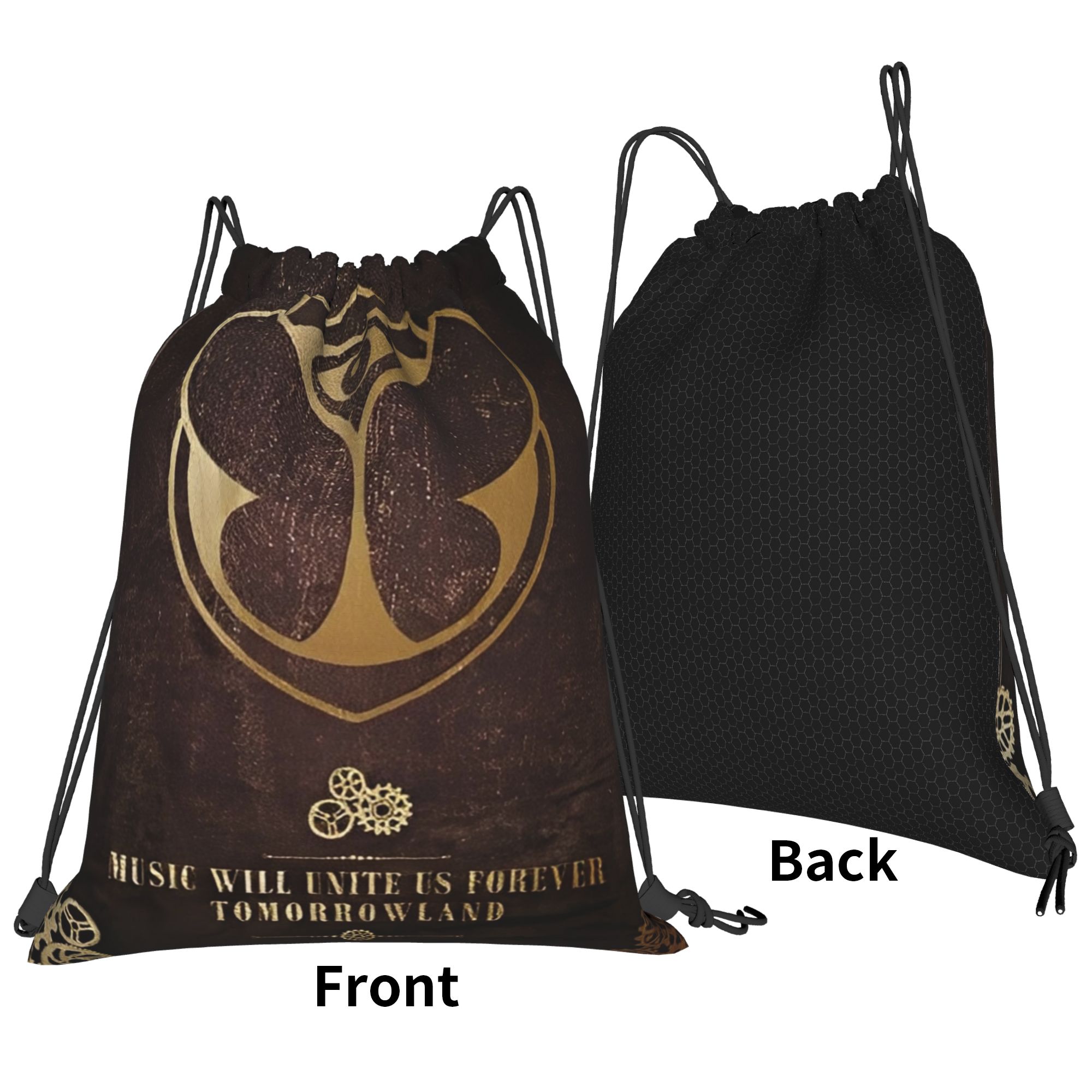 Tomorrowlands  Drawstring Bags - Drawstring Gym Bag recension och pris