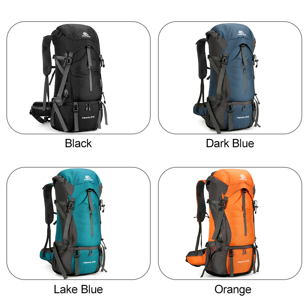 70L Travel Backpack Hiking Bac - Rain Cover Backpack recension och pris