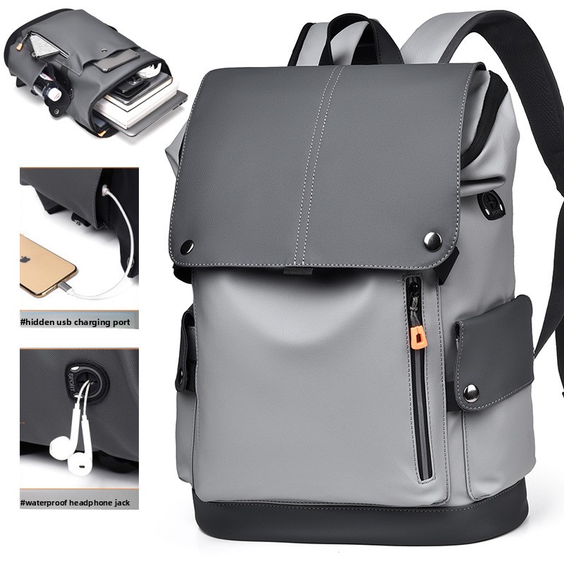 Men's Large Capacity Laptop Ba - Business Backpack Brief recension och pris