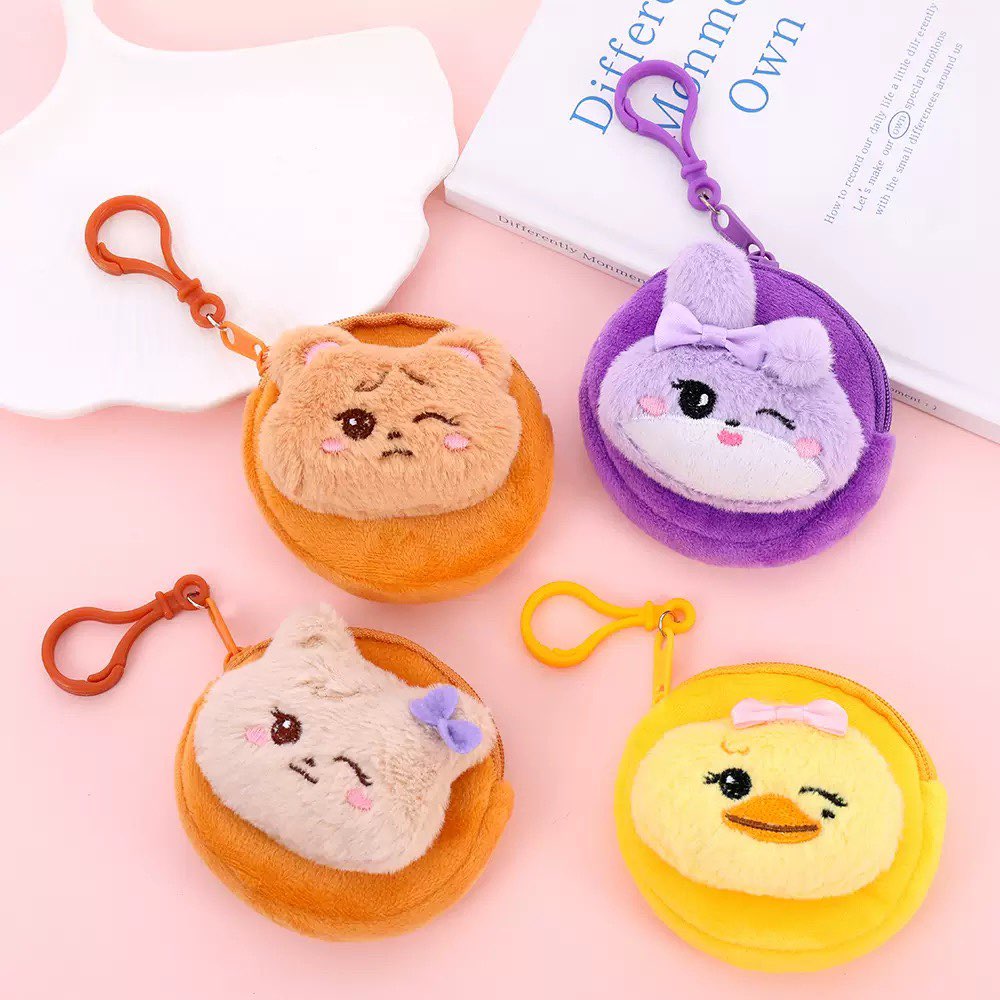 New Kawaii Plush Coin Purse Ke - Mini Backpack Purse recension och pris