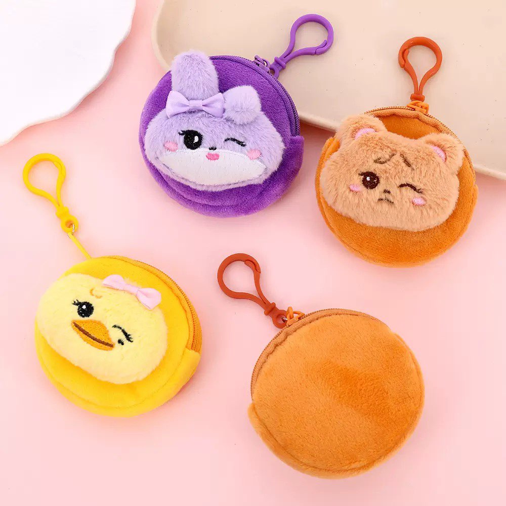 New Kawaii Plush Coin Purse Ke - Mini Backpack Purse recension och pris