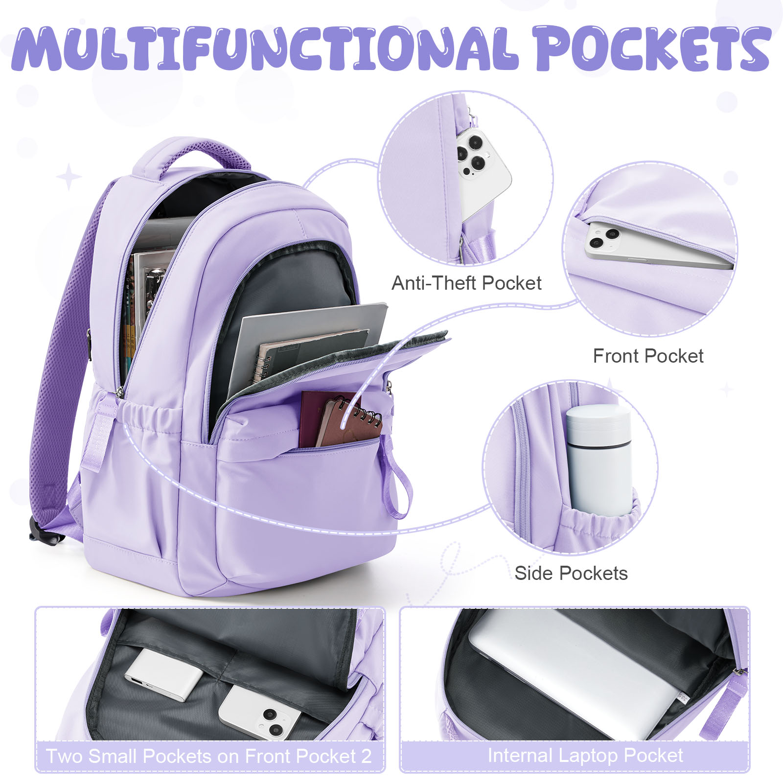 Teenage School Backpacks Casua - Canvas Backpack Casual recension och pris