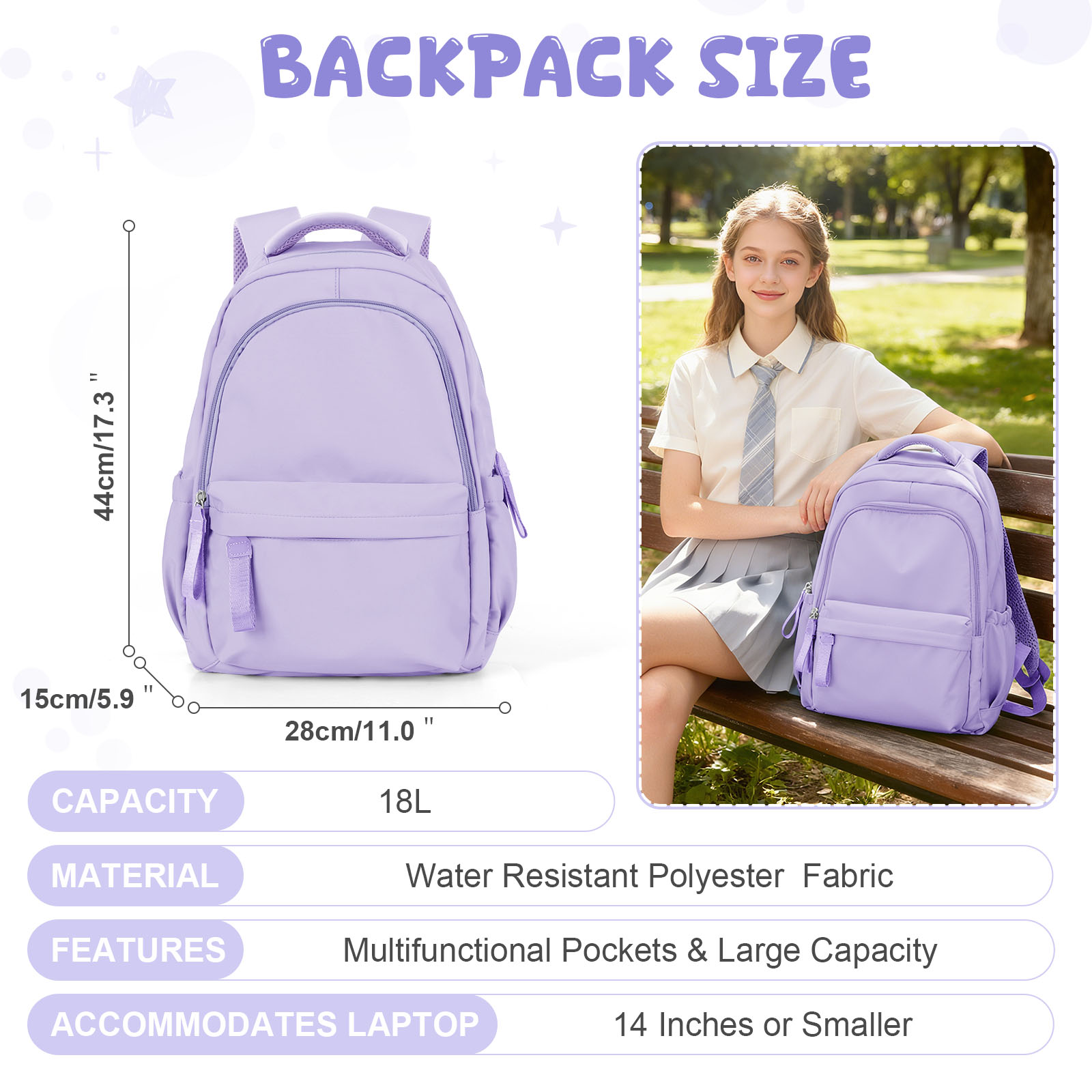 Teenage School Backpacks Casua - Canvas Backpack Casual recension och pris