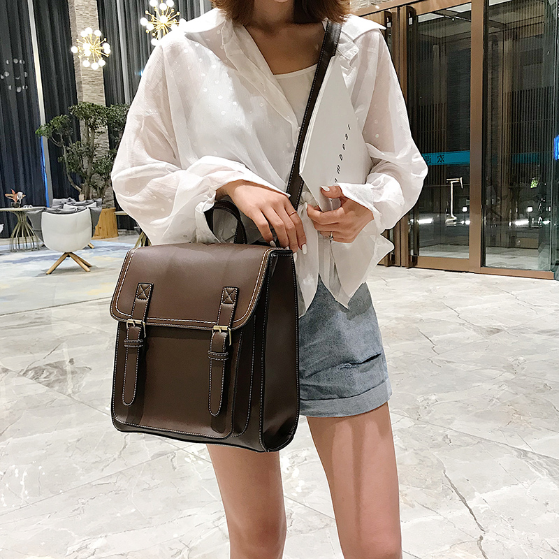 Vintage Backpack Female Pu Lea - Leather Backpack Vintage recension och pris