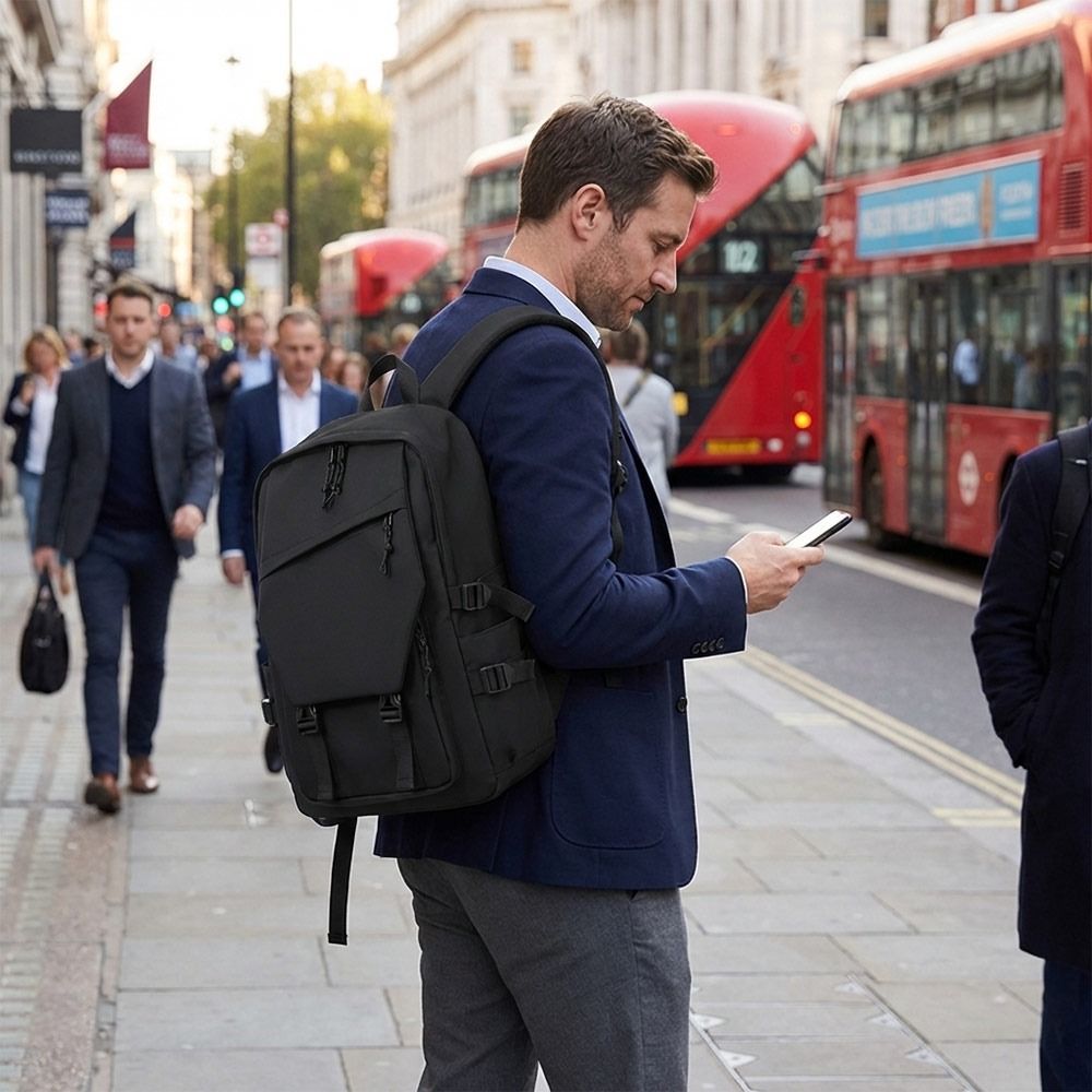 Fashion Business Men's Backpac - Canvas Backpack Casual recension och pris