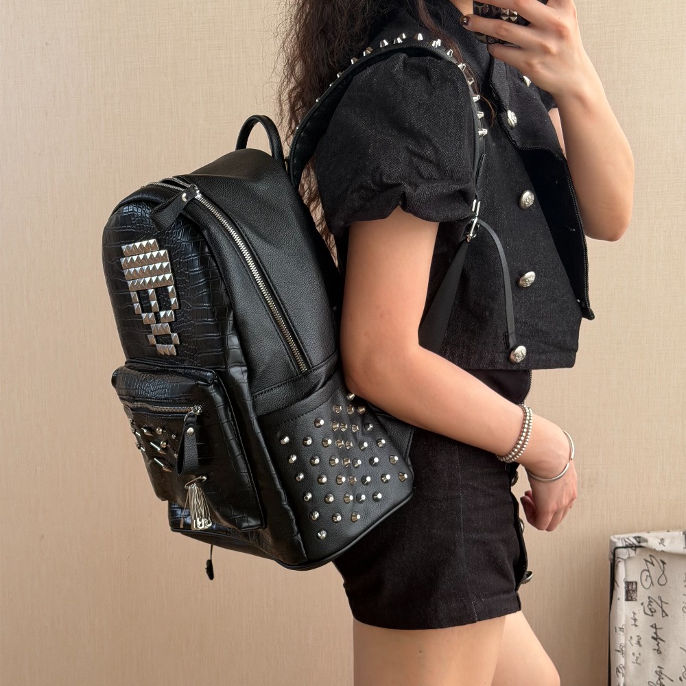 Original Black Crocodile Patte - Fashion Backpack Women recension och pris