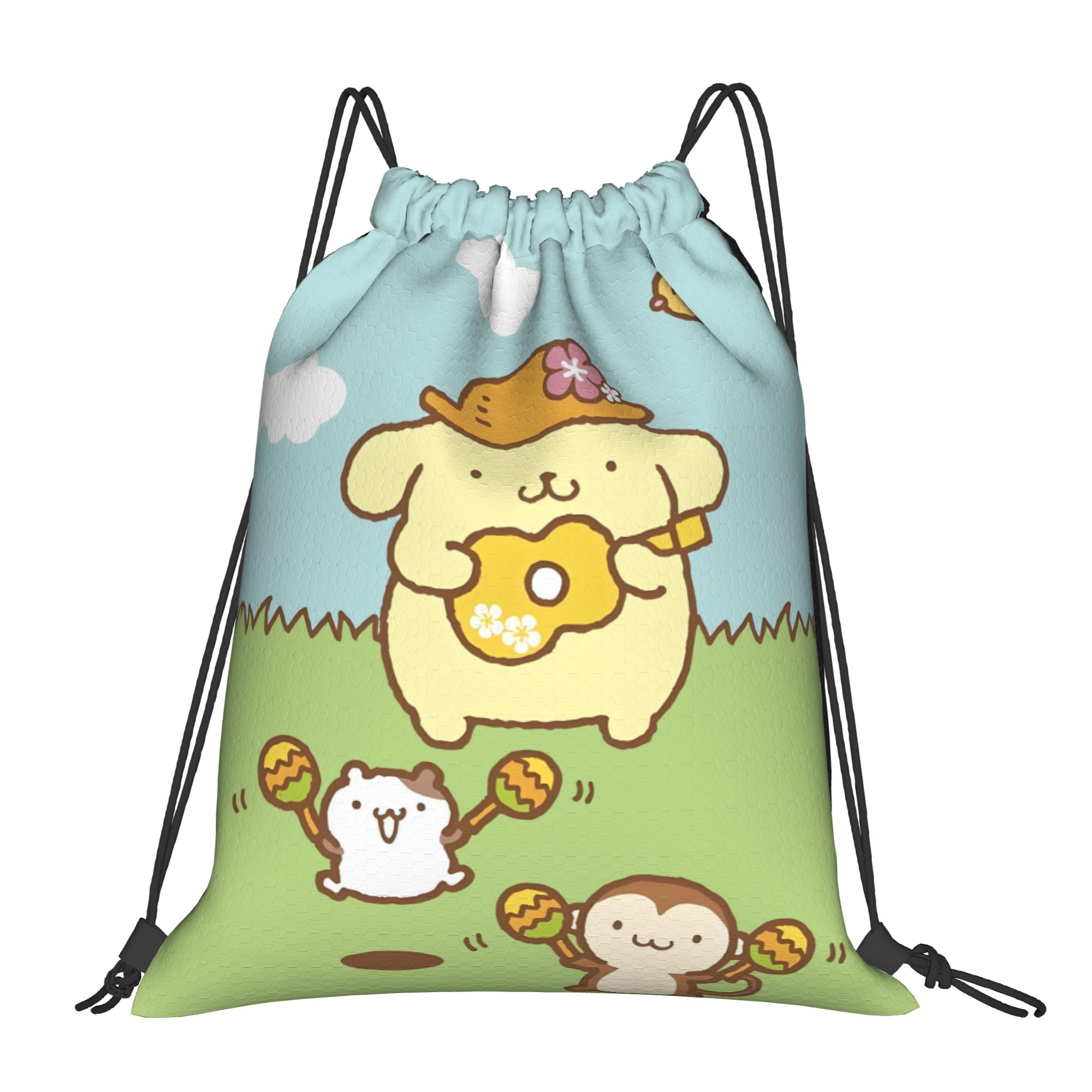 Custom P-Pompompurines Drawstr - Drawstring Gym Bag recension och pris