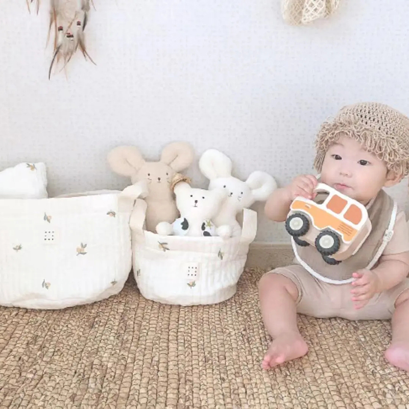 INS Baby Bags Cute Bear Embroi - Backpack Diaper Bag recension och pris