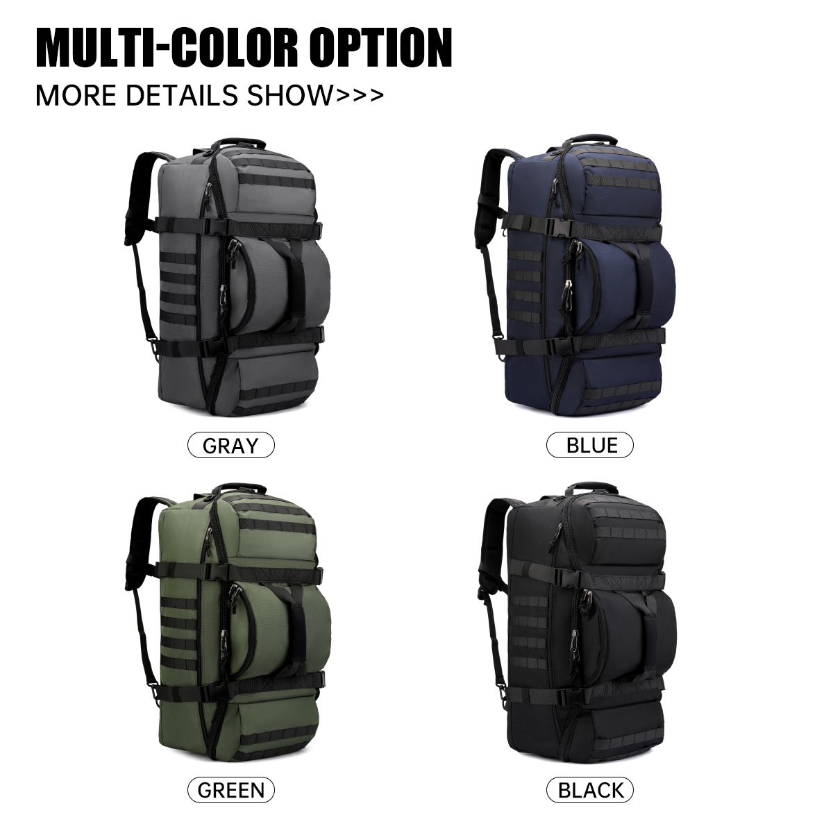 Outdoor Mountaineering Bag 90L - Hiking Backpack Waterproof recension och pris