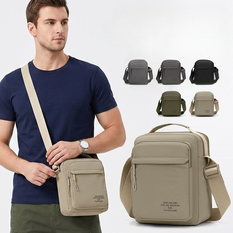 Men's Nylon Crossbody Backpack - Sling Backpack Shoulder recension och pris