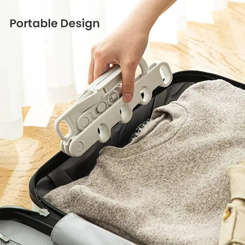 5-Hole Portable Clothes Hanger - Foldable Backpack Small recension och pris