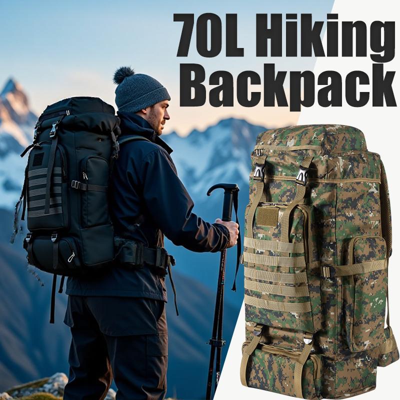 70L Professional Hiking Backpa - Hiking Backpack Waterproof recension och pris