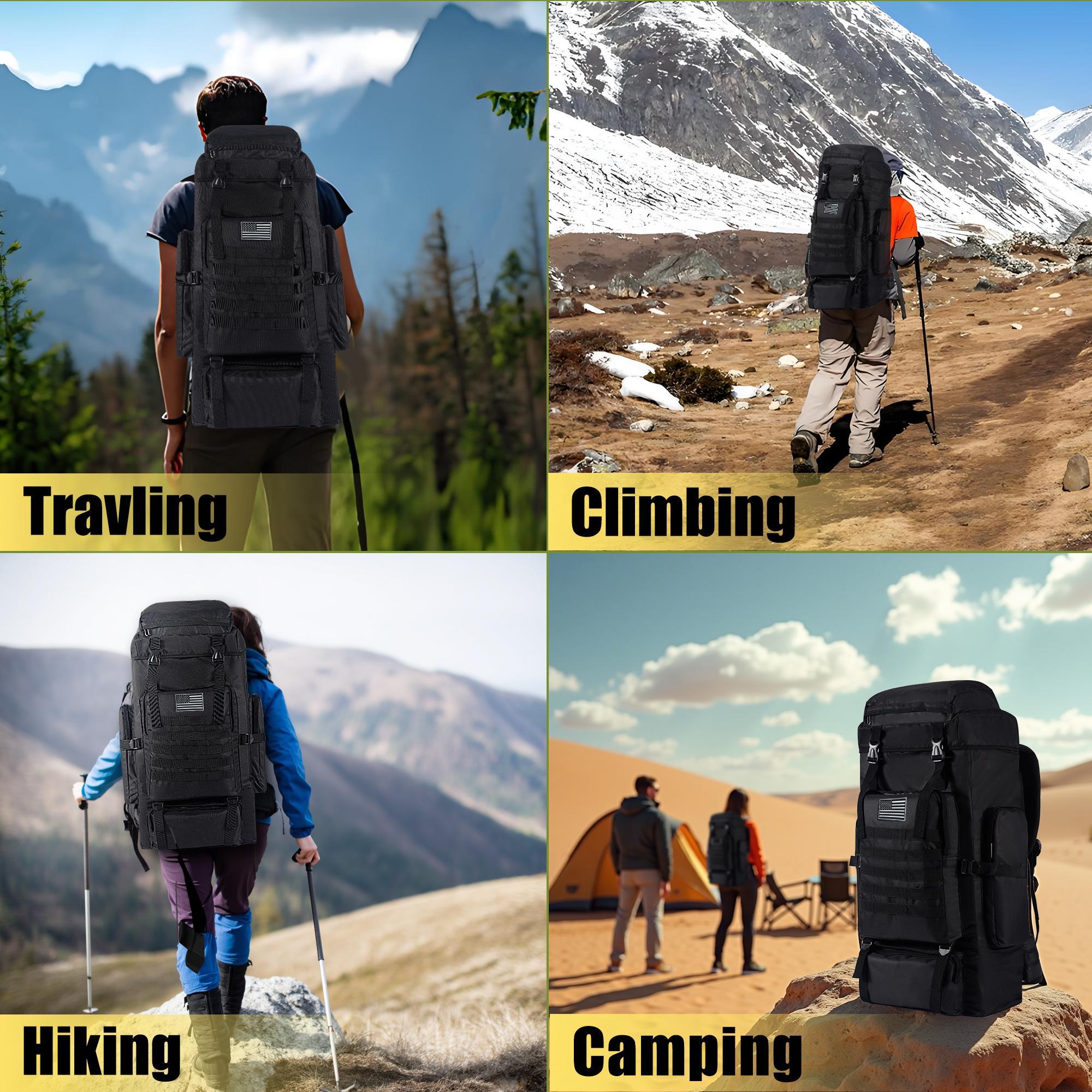 70L Professional Hiking Backpa - Hiking Backpack Waterproof recension och pris