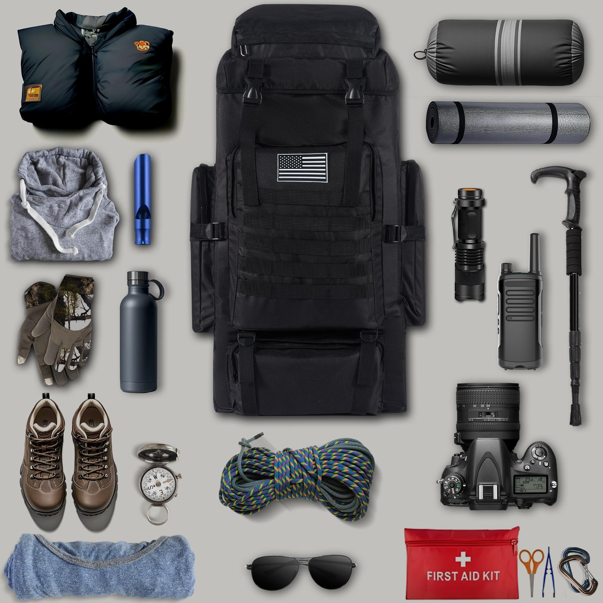 70L Professional Hiking Backpa - Hiking Backpack Waterproof recension och pris