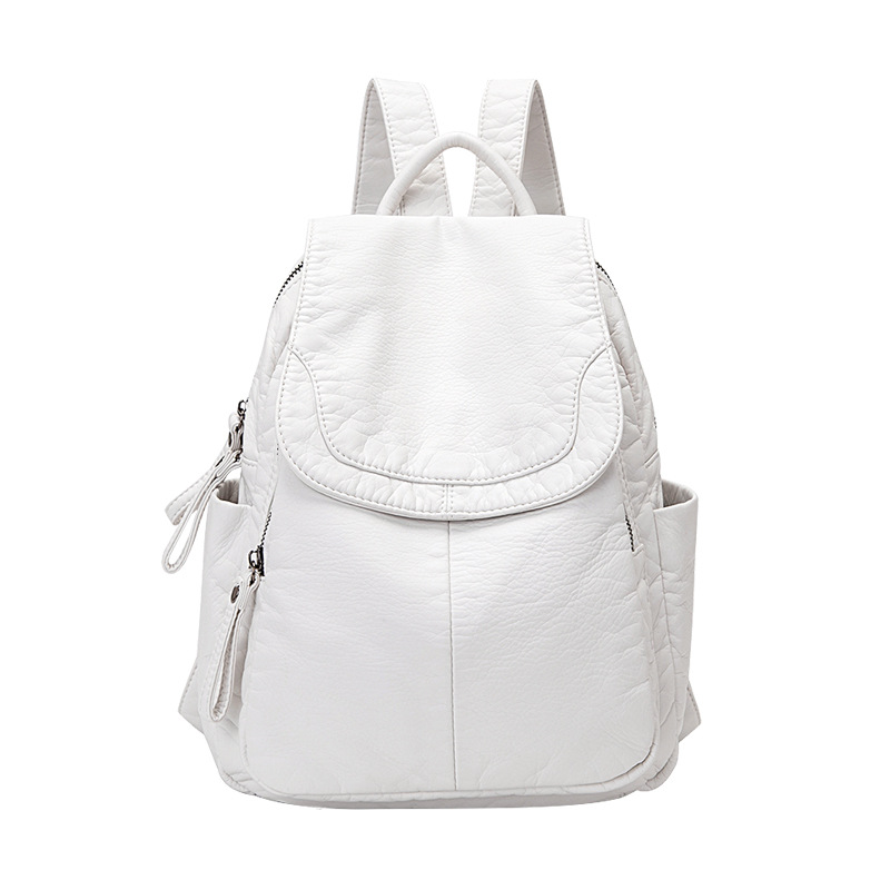 Women's Backpack White Washed  - Fashion Backpack Women recension och pris