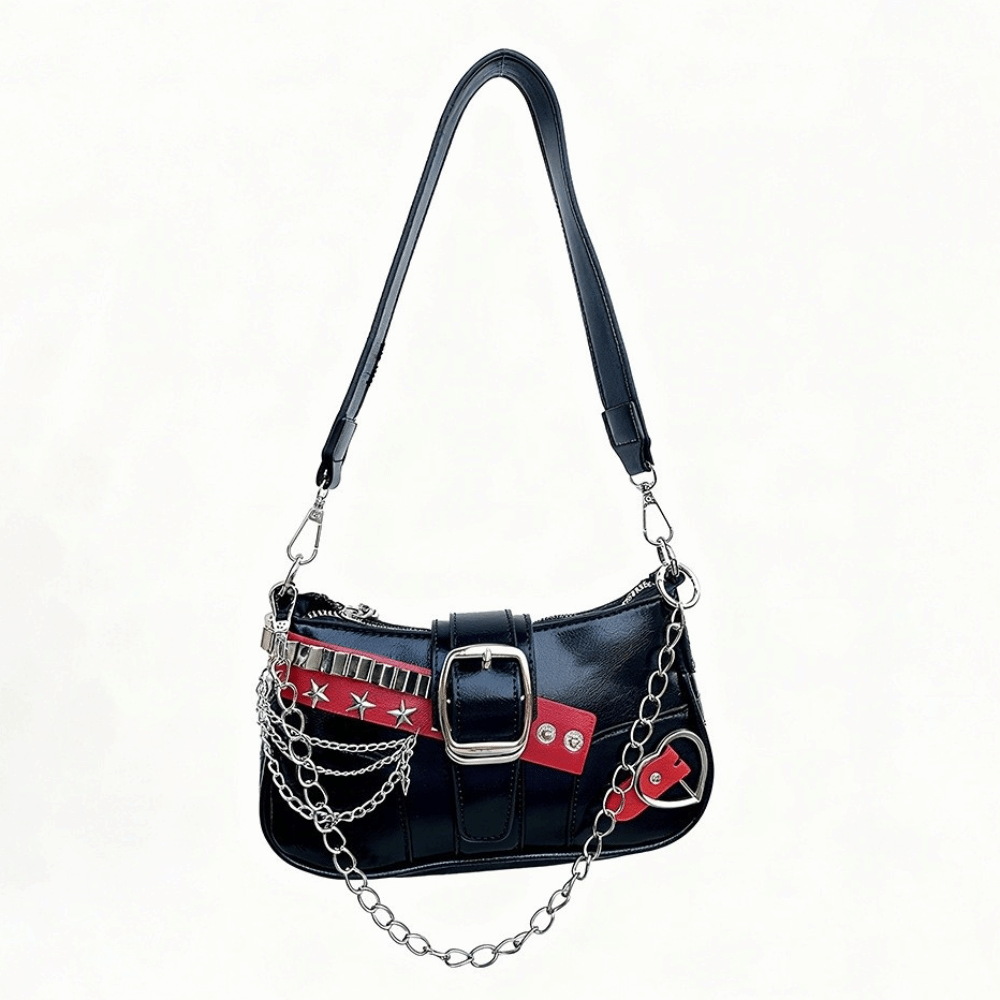 Vintage Y2K Shoulder Bag PU Le - Leather Backpack Vintage recension och pris