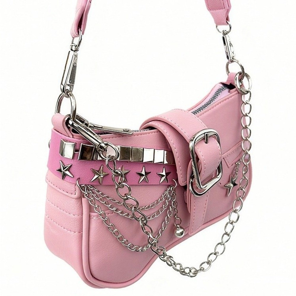 Vintage Y2K Shoulder Bag PU Le - Leather Backpack Vintage recension och pris