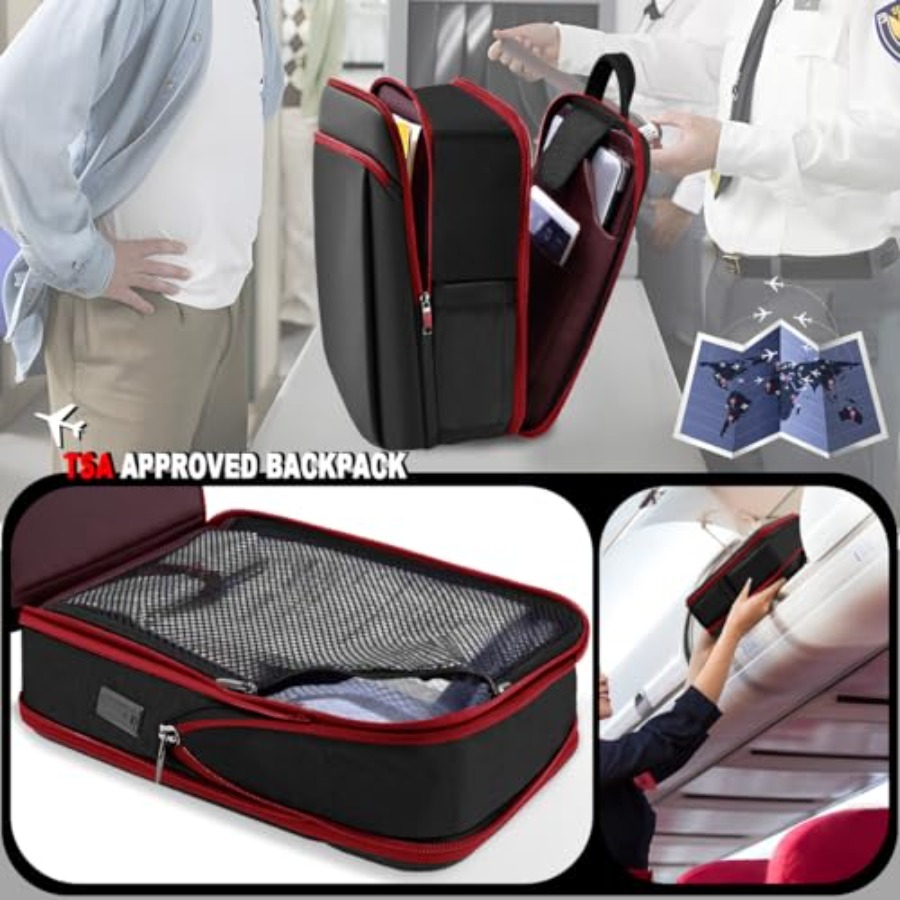 Slim and Expandable 15 15.6 16 - Travel Backpack Anti Theft recension och pris