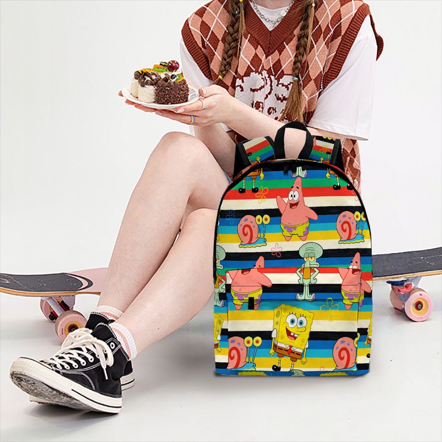 SpongeBob SquarePants Striped  - School Backpack Teen recension och pris