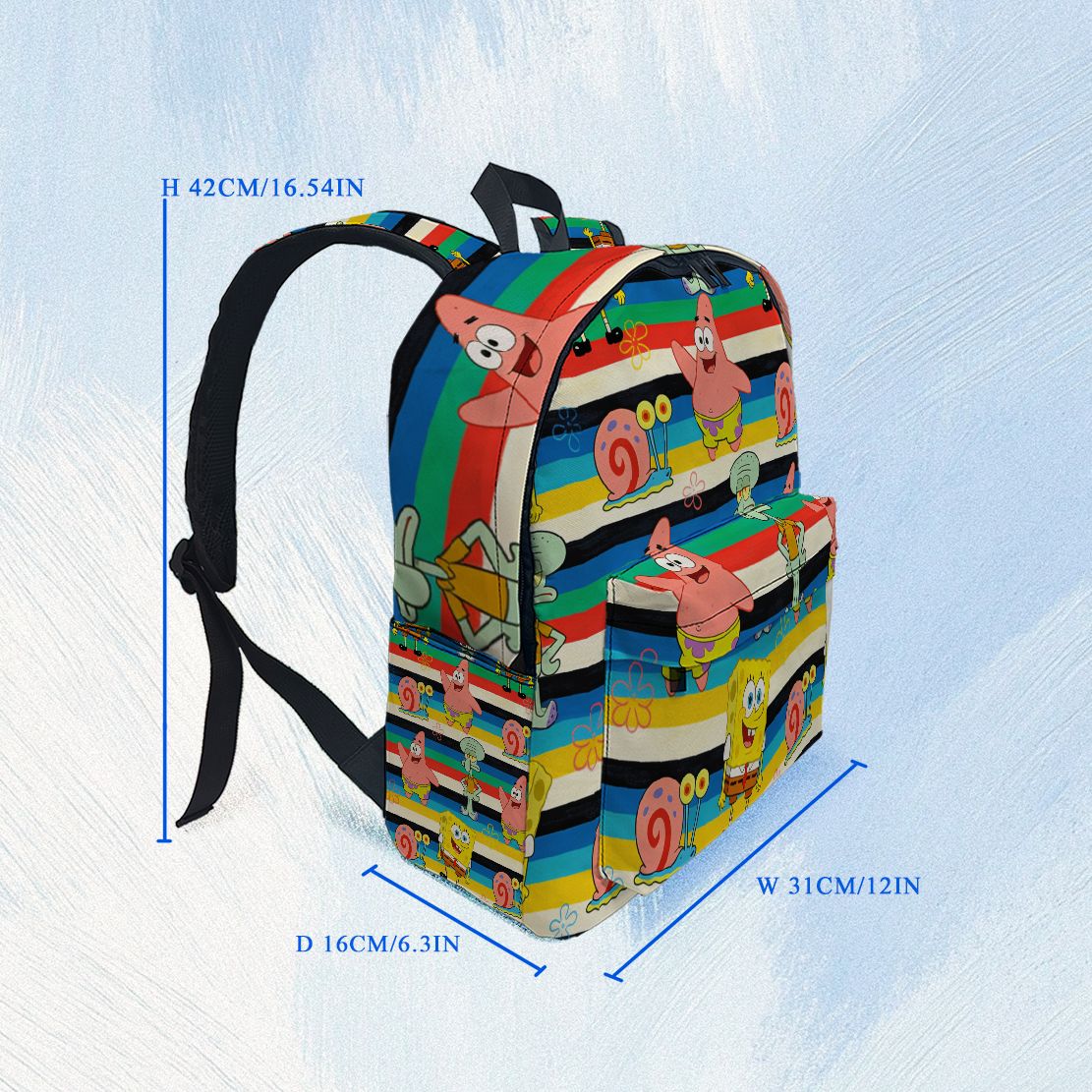 SpongeBob SquarePants Striped  - School Backpack Teen recension och pris