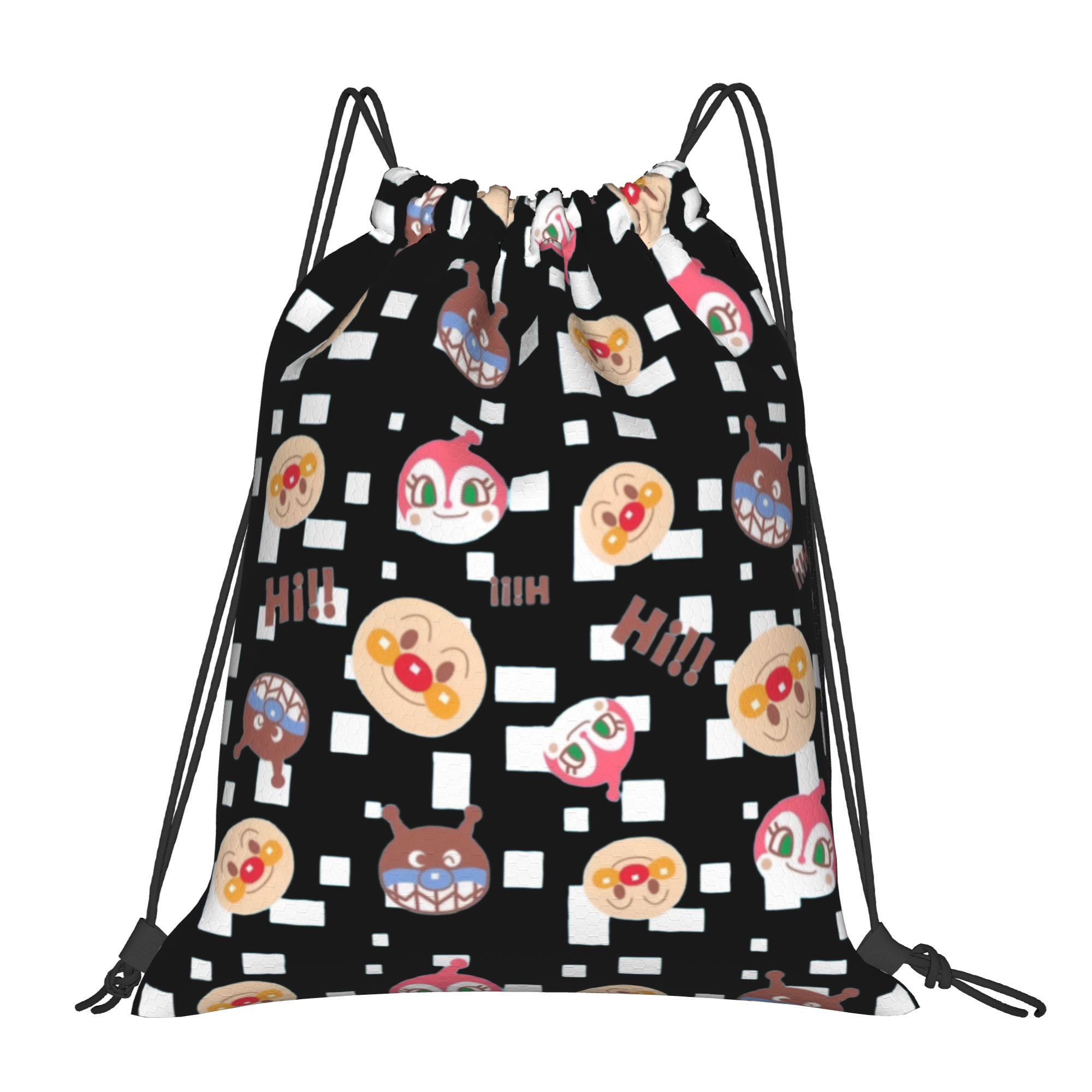 Custom Anpanmans Drawstring Ba - Drawstring Gym Bag recension och pris