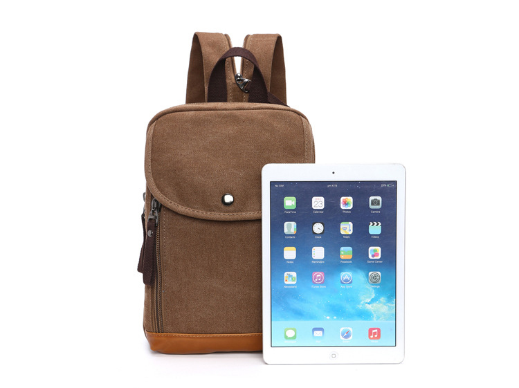Men's Canvas Mini Backpack Men - Sling Backpack Shoulder recension och pris