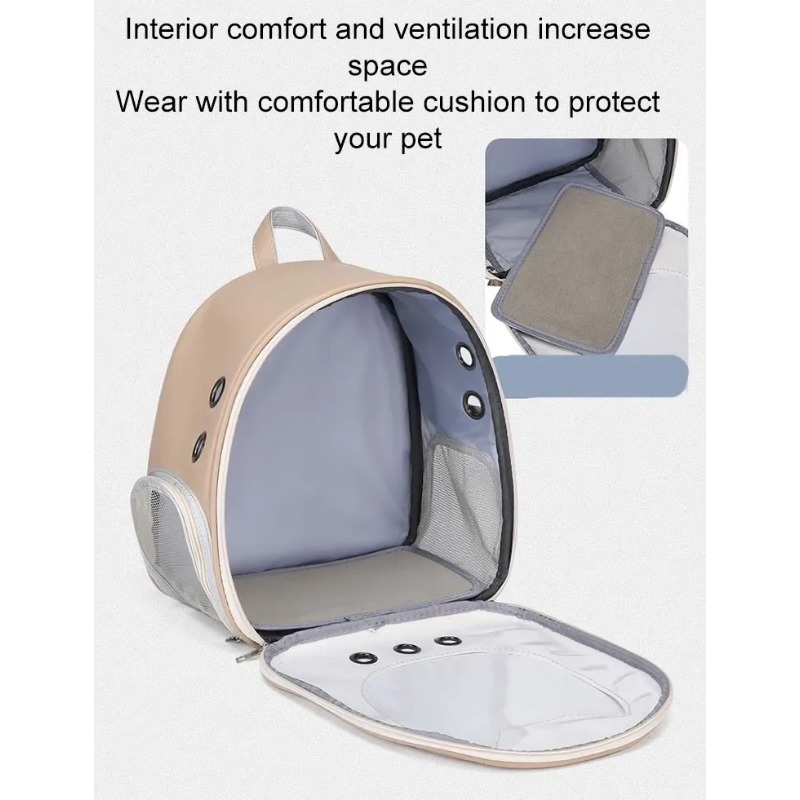 Portable Transparent Pet Backp - Foldable Backpack Small recension och pris