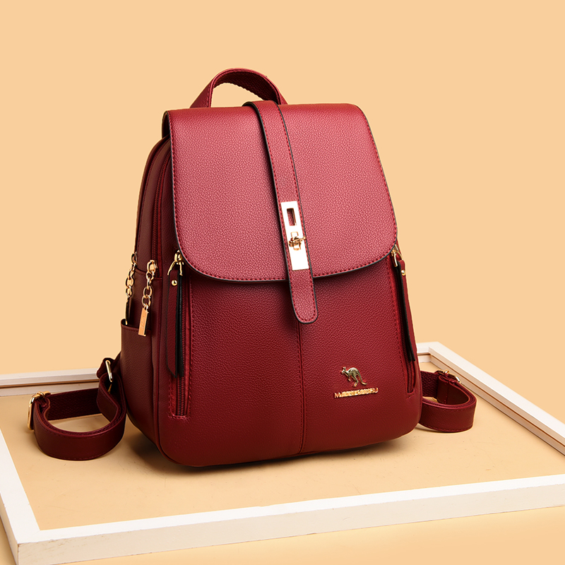 Luxury Women Leather Backpacks - Leather Backpack Vintage recension och pris