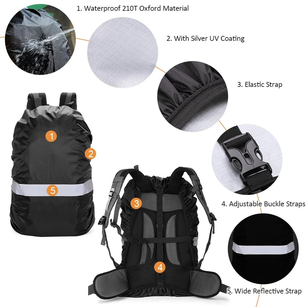 1Pcs Upgraded Waterproof Backp - Rain Cover Backpack recension och pris