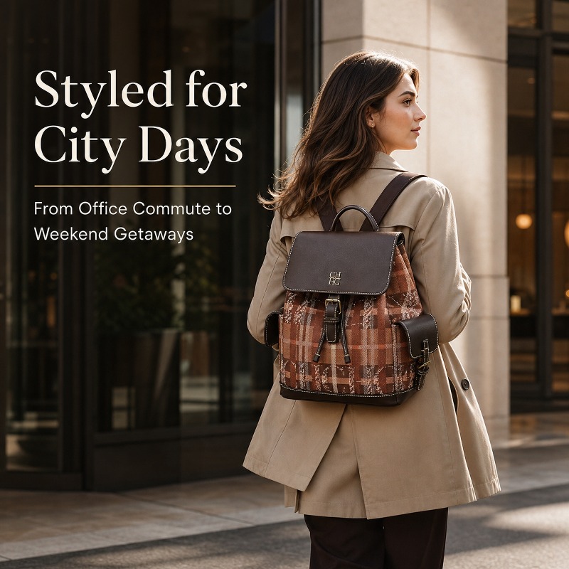 CHHC Fashion Color Block Backp - Fashion Backpack Women recension och pris