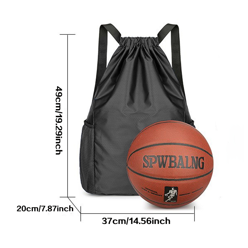 Black drawstring bag, gym back - Drawstring Gym Bag recension och pris