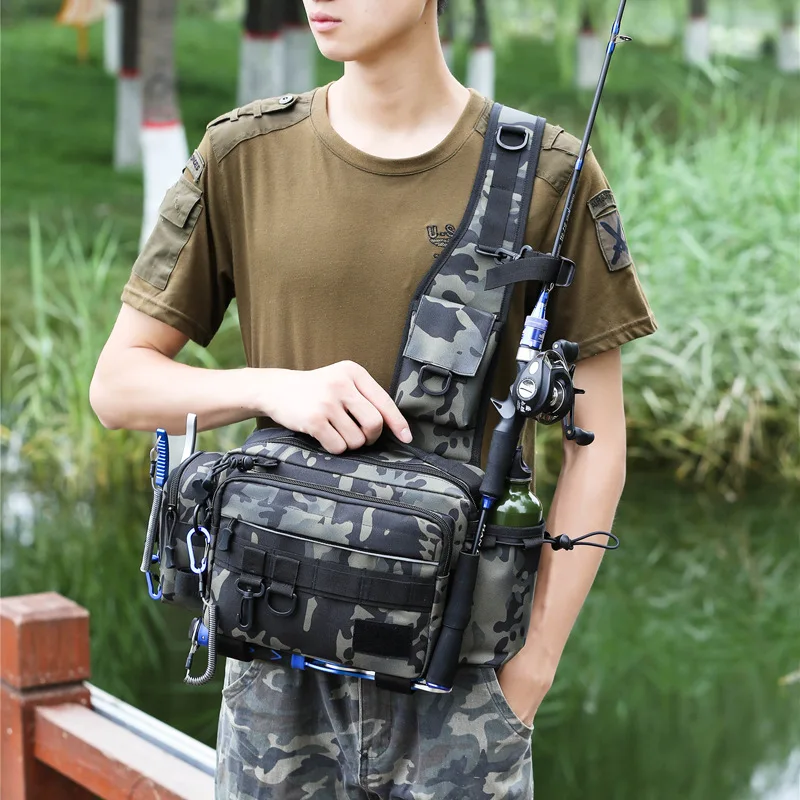 Large capacity Luya multifunct - Sling Backpack Shoulder recension och pris