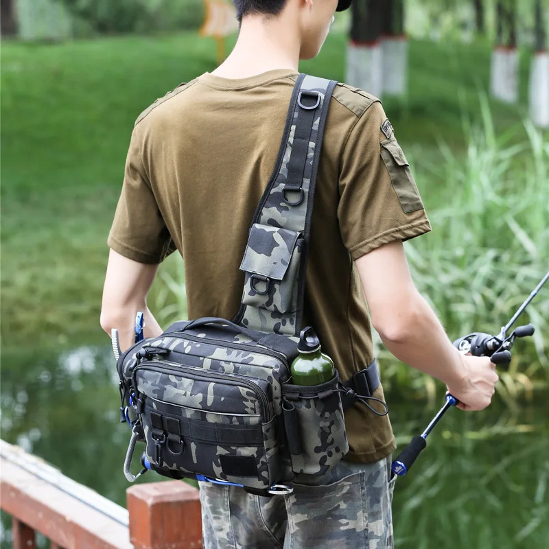 Large capacity Luya multifunct - Sling Backpack Shoulder recension och pris