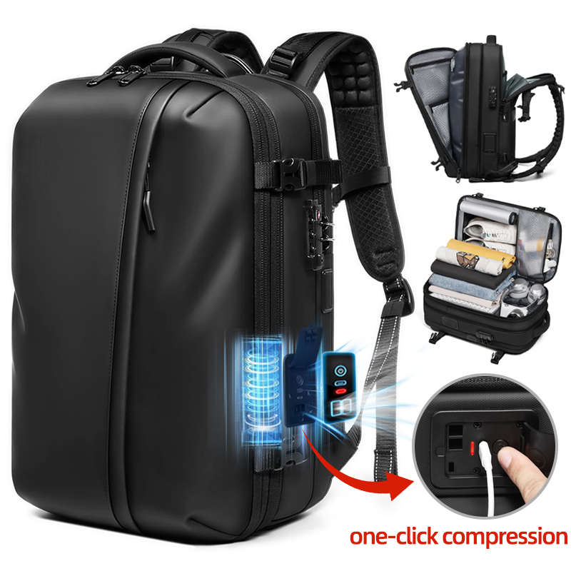 Men Travel Backpack One Click  - Travel Backpack Anti Theft recension och pris