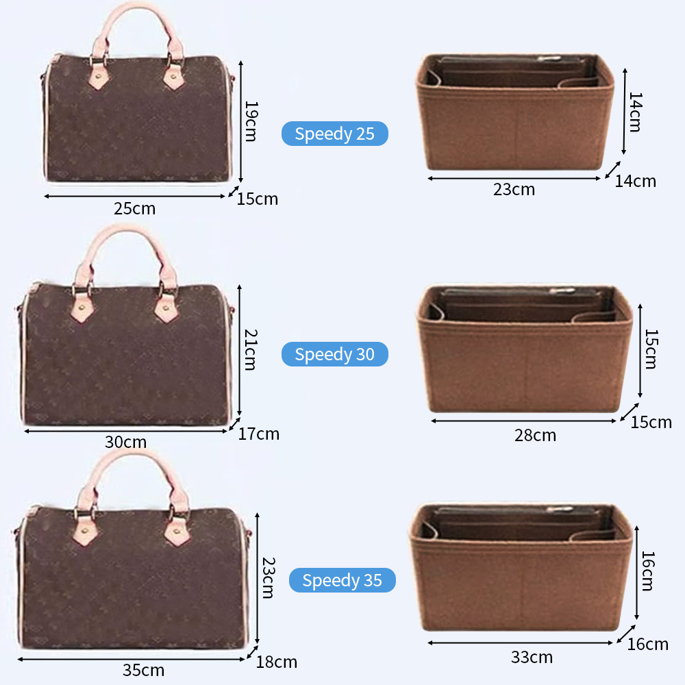 Purse Inserts for Speedy 25/30 - Backpack Insert Organizer recension och pris