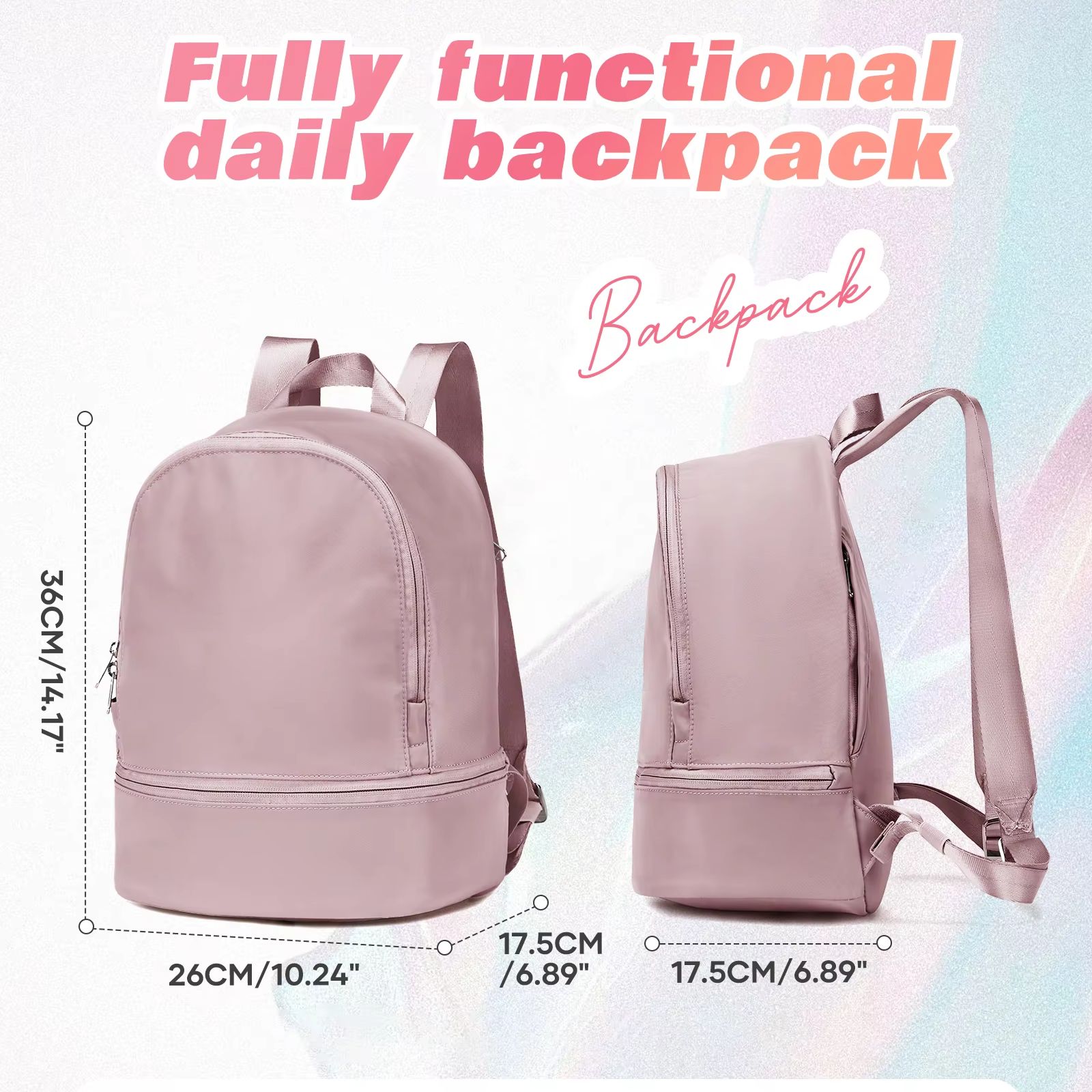 Bag For Women, Small Sports Ba - Fashion Backpack Women recension och pris