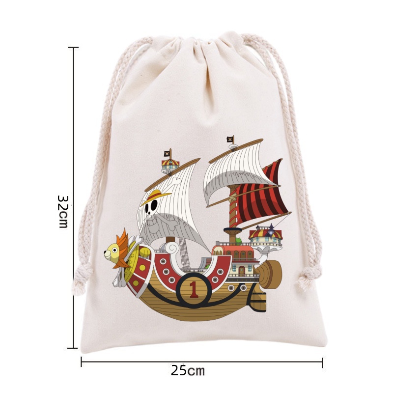 Anime One Piece Drawstring Bac - Drawstring Gym Bag recension och pris