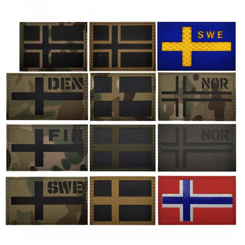 Flag Tactical Patches Norway D - Urban Backpack Tactical recension och pris