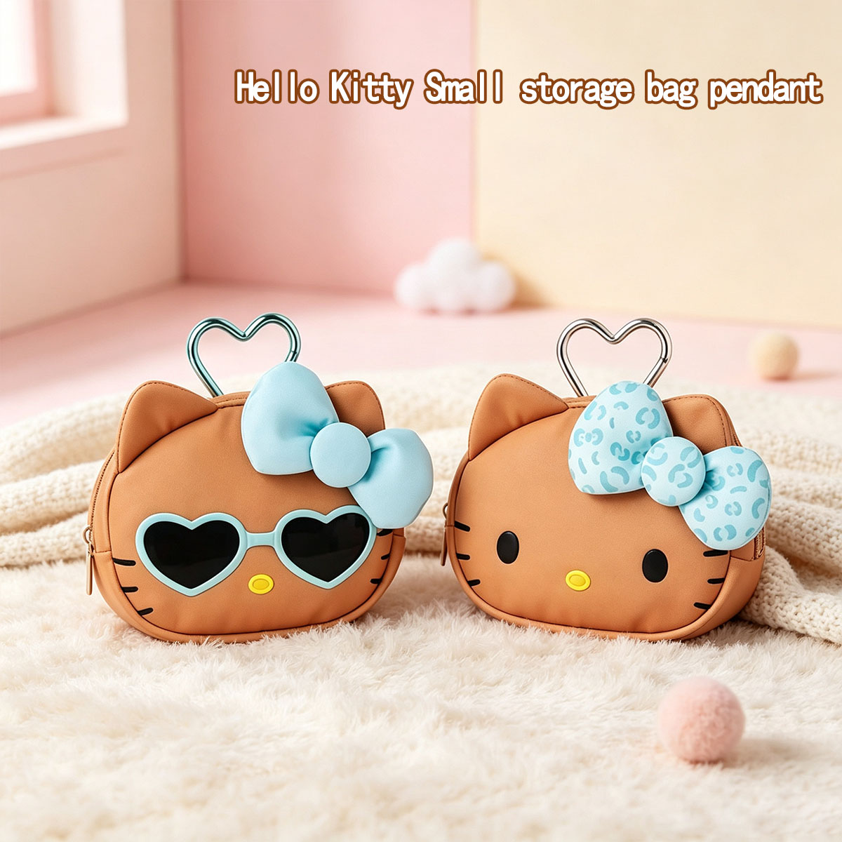 Cute Brown Hello Kitty Mini St - Mini Backpack Purse recension och pris